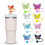 Butterfly Straw Lids 10mm for Tumblers 2 Pack 2