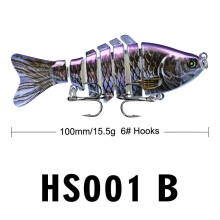 10 cm multi-joint hard kunstaas 15,5 g