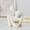 Mini statue de couple, sculpture abstraite blanche, 1 pièce 3