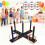 Travel Friendly Oaken Hoop Toss Set Includes 6 Permanent 5