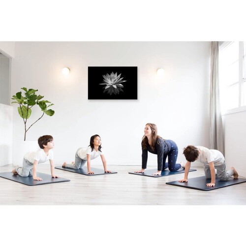 White Lotus Canvas Wall Art 8 x 10 in 2