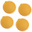 Couvercle de pot en Silicone, paquet de 4 couvercles de-Orange 1