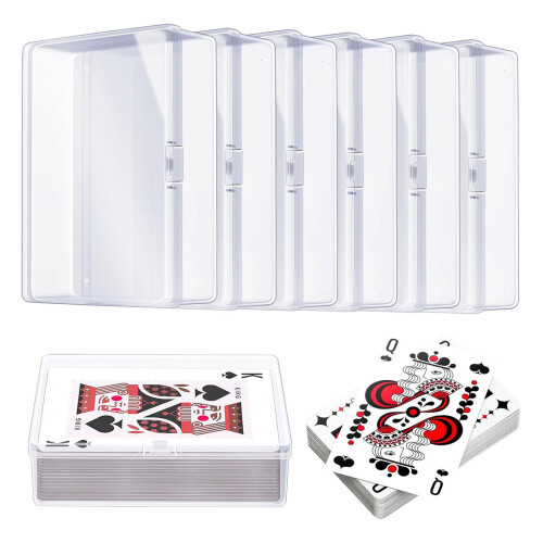 4Pcs Plastic Case Trading Card Storage Box for Easy Card 1