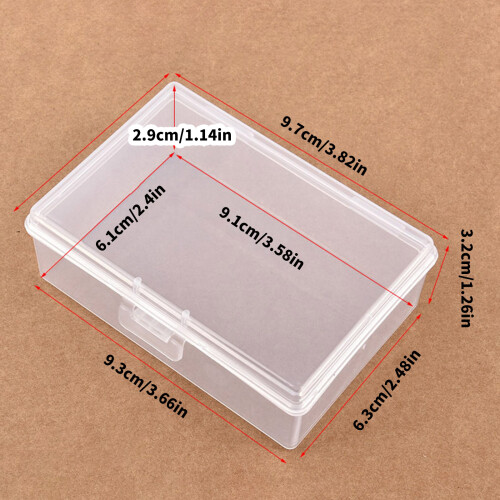 4Pcs Plastic Case Trading Card Storage Box for Easy Card 2