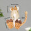 Ensemble d'accessoires de Costume de girafe-gants de cerf marron 4