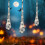 3Pack Halloween Lighted Spider Egg Sacs 4