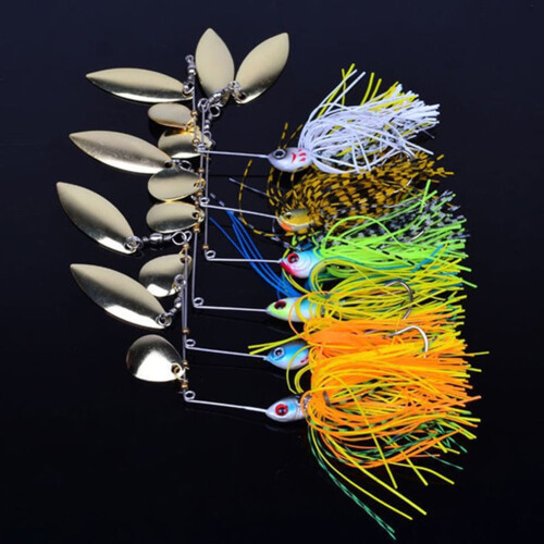 Willow Blade Spinnerbait kunstaas voor baars (1 stuk) 1