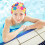 Cuffia da nuoto stile retrò in nylon riutilizzabile, 1 pezzo 5