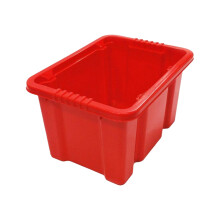 (32cm x 43cm x 24cm, Red) TML Storage Box