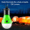 Lot de 4 lanternes de camping LED avec mousqueton 2