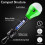 Lot de 4 lanternes de camping LED avec mousqueton 4