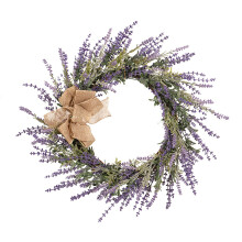 50cm Artificial Lavender Wreath Multicolor