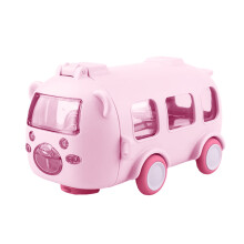 Kids Bus-Shaped Water Bottle with Straw & Strap, 500ml