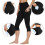 Dames Capri-legging van polyester met zakken 4
