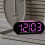 Multifunctional Bedside Clock With Soft-Black shel green 6