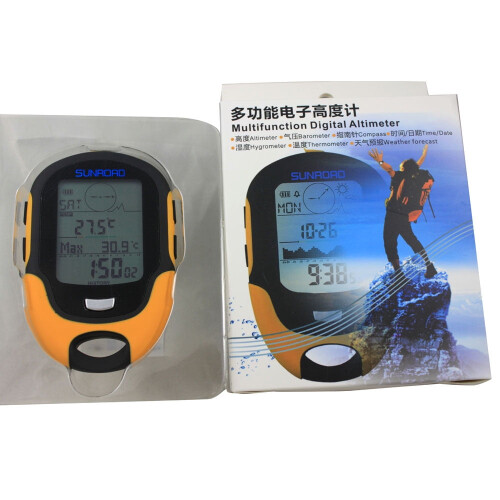 Sunroad FR500 digitale hoogtemeter, barometer en kompas