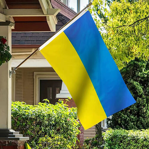 Ukraine-Flagge, 90 x 150 cm, 100D Polyester 2