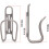 Titanium fietsbidonhouder 15,2 cm 3