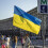 Ukraine-Flagge, 90 x 150 cm, 100D Polyester 4