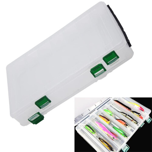 Transparent Fishing Hook Storage Box – Hard Plastic, 1