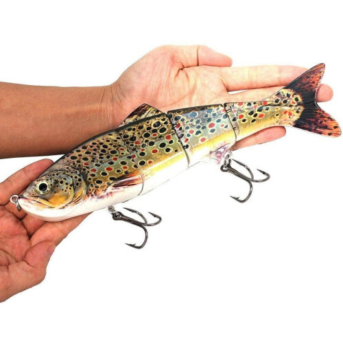 4-segmentiger Hard-Swimbait-Köder, 22,5 cm, 135 g
