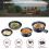 Aluminium non-stick campingkøkkengrejsæt, 5 dele 3