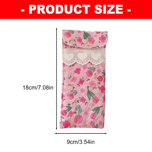 Charm Cartoon Pattern Glasses Storage Bag Sturdy Fabric-2