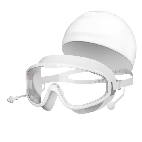 Adult Swimming Goggles and Cap Set