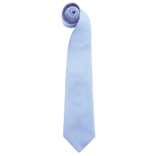 (One Size, Mid Blue) Premier Mens Fashion ”Colours” Work Clip On Tie (Pack of 2)