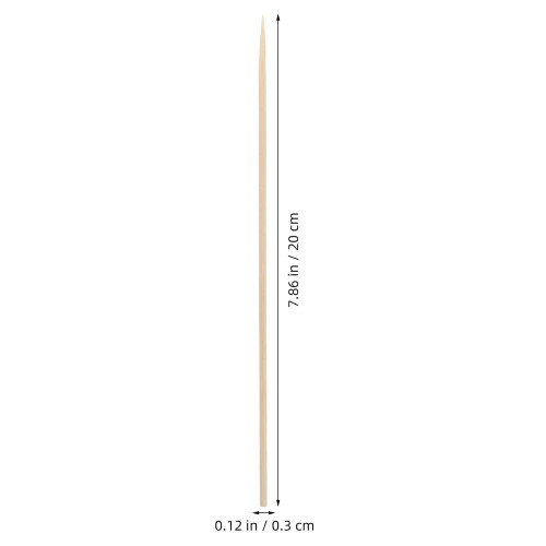 Σουβλάκια Μπαμπού OUNONA 200 τεμάχια 20cm x 3mm 1