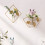 Modern Gold Metal and Glass Wall Vase 6