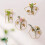 Modern Gold Metal and Glass Wall Vase 7