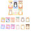 Schrijfblok Multifunctionele Cartoon Shape-Koe Kat A tot Chocola 2