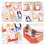 Schrijfblok Multifunctionele Cartoon Shape-Koe Kat A tot Chocola 3