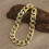 Collier en chaîne dorée pour chien, accessoire pour animaux de-S 7