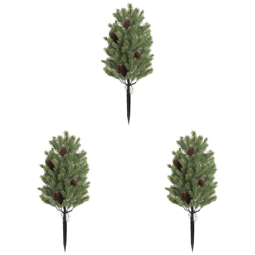 20inch Flocked Artificial Christmas Trees (3 Pack)