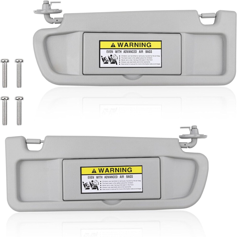 Honda Civic Sun Visor 2006Â2011 Left & Right Light/Grey 9104899974440