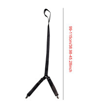 Anziehhilfe mit Clip und Zugmechanismus, Schwarz, 99–115 cm