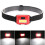 LED Headlamp 3 Modes Adjustable Headband AAA Powered 5