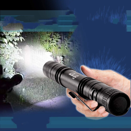 LED Mini Flashlight 150 Lumen, Pocket-Sized for Hiking & 1