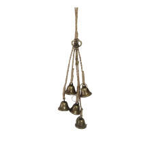 Witch Door Knob Bell String – Brass Wind Chime with 6