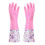 Floral Reusable Kitchen Gloves with Cotton Liner 1 Pair 5