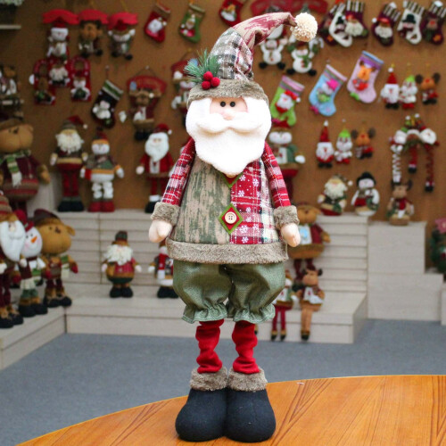 Conjunto de enfeites de Natal com boneco de alce e boneco de neve