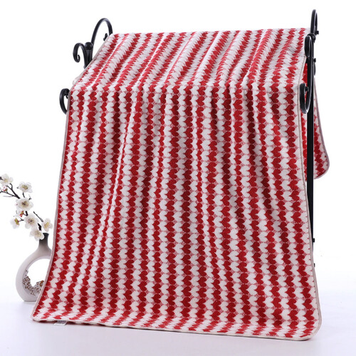 Paar-Badetuch, 75 x 35 cm, Polyester-Fleece, 5 Farben