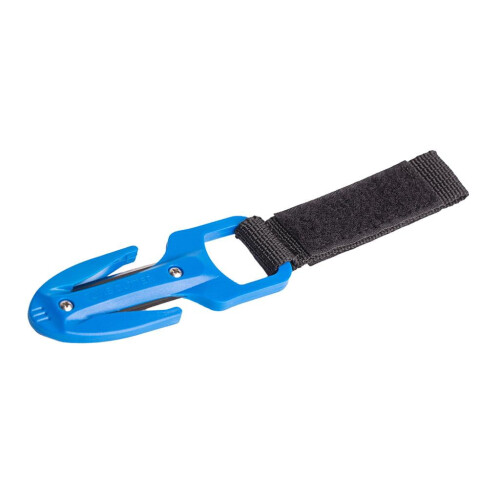 Cortacabos de acero inoxidable con funda y correa.
