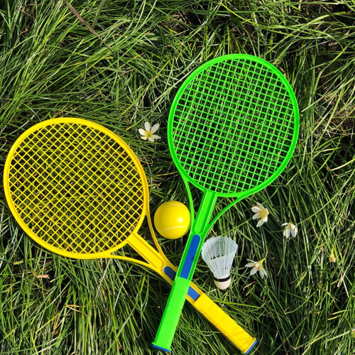 Børne badmintonketchersæt med bolde, nylon og legering 2