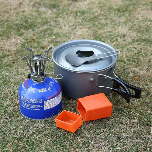 OWSOO foldable backpacking stove compatible with butane 1