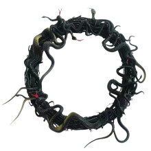 Halloween Snake Wreath Rattan Plastic30x30x5cm