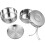 Stainless Steel Camping Cookware Set – Pot & Pan 3