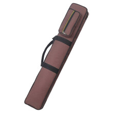 Billiards Cue Storage Pouch Water-Resistant 8-Hole Coffee